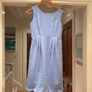 Camilyn Beth periwinkle scalloped dress